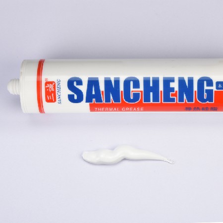 白色導熱硅脂批發 300ML導熱膏密封膠硅脂 低系數LED燈散熱膏現貨