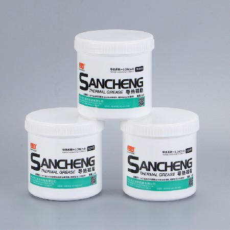 大功率LED燈板散熱導熱硅脂 1.2W系數白色導熱硅脂電子芯片散熱膏