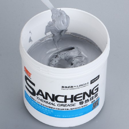 1.8系數導熱硅脂 不固化高導熱灰色導熱膏 CPU LED散熱硅脂