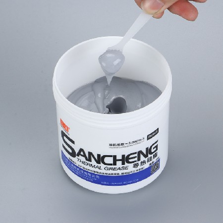 三誠牌3.0導熱硅脂 燈具變頻器灰色導熱膏電子原器件導熱散熱硅脂